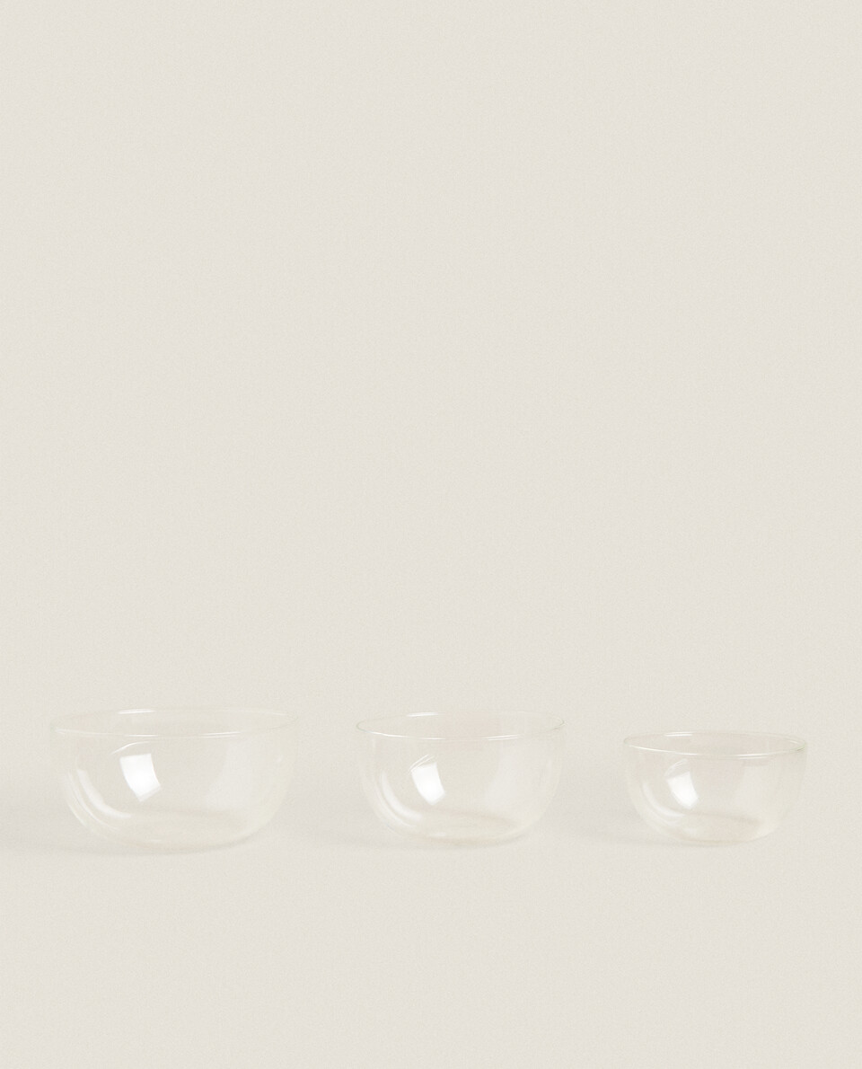 ROUND BOROSILICATE GLASS BOWL Zara Home UAE ABU DHABI/AL AIN/RAS ALKHAIMAH‎