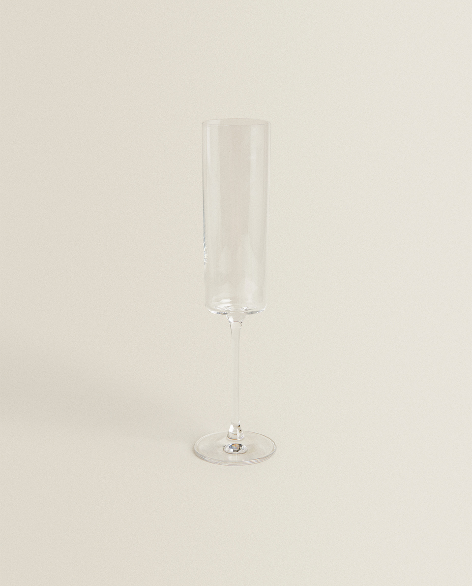 直式晶體玻璃香檳酒杯