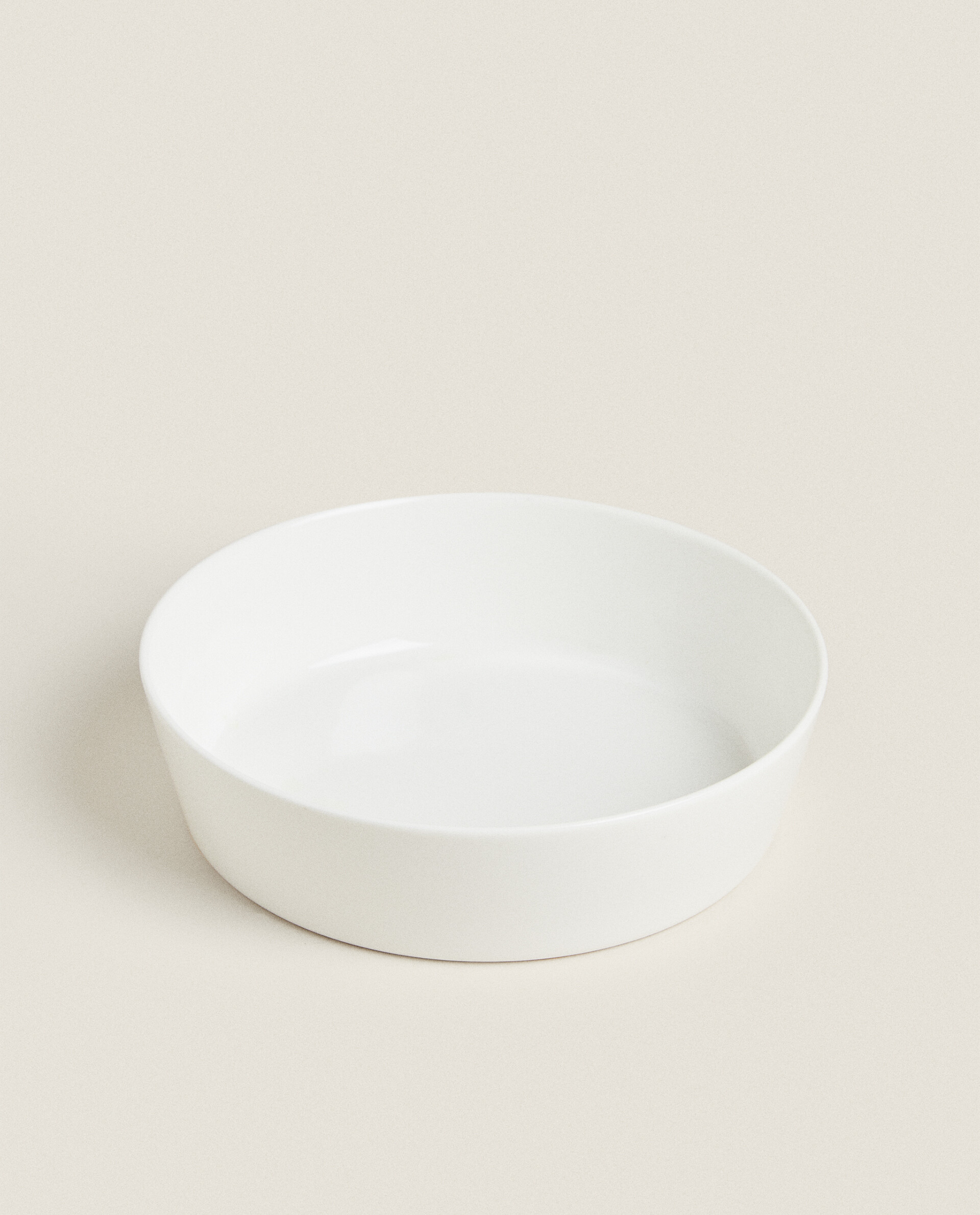 Plato hondo best sale porcelana blanca