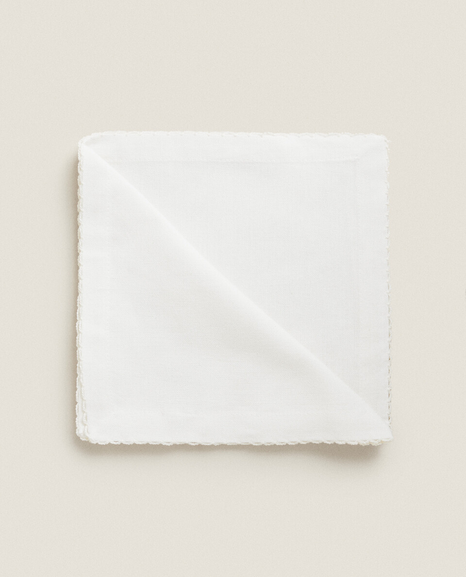 TOPSTITCHED NAPKINS (PACK OF 2)