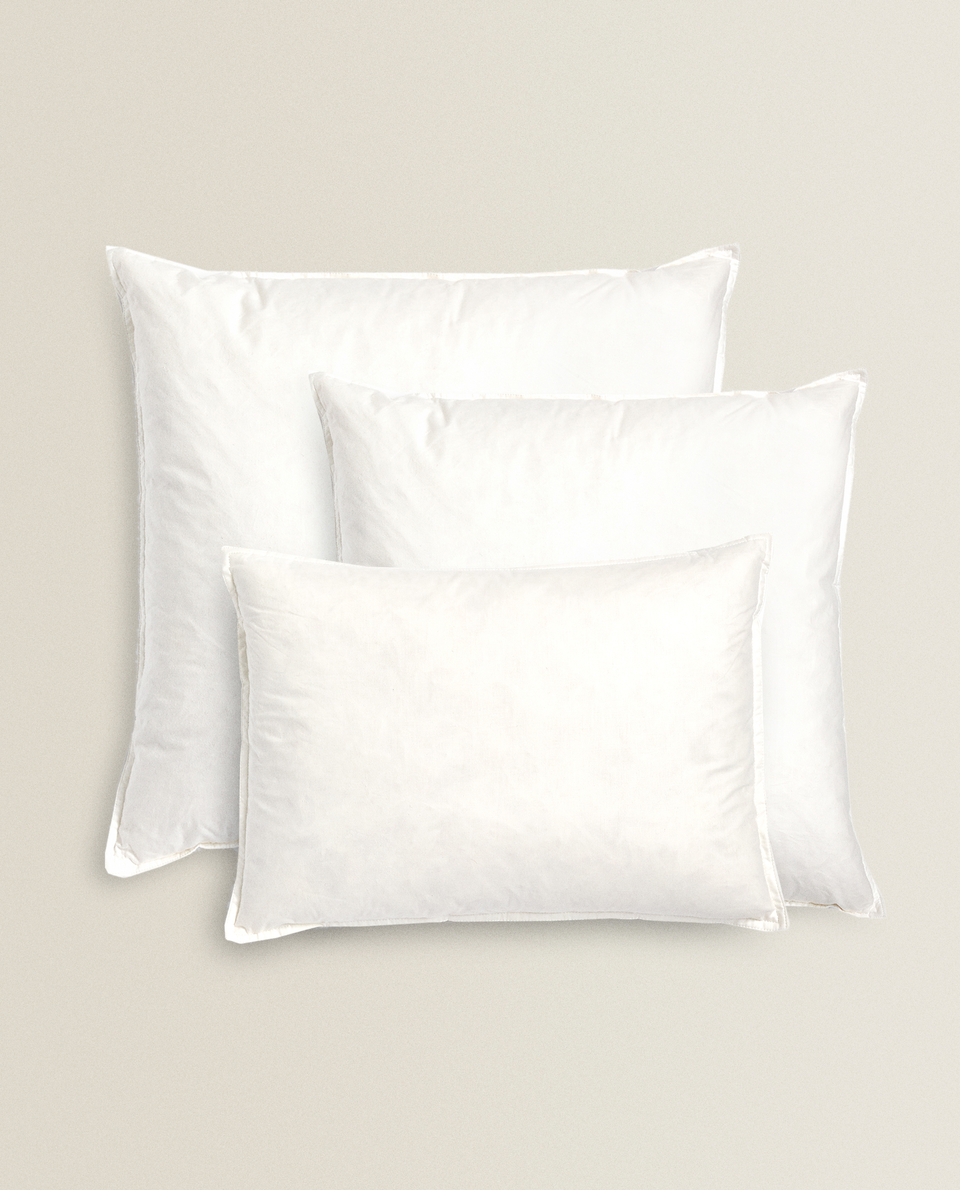 FEATHER CUSHION FILLING COTTON COVER
