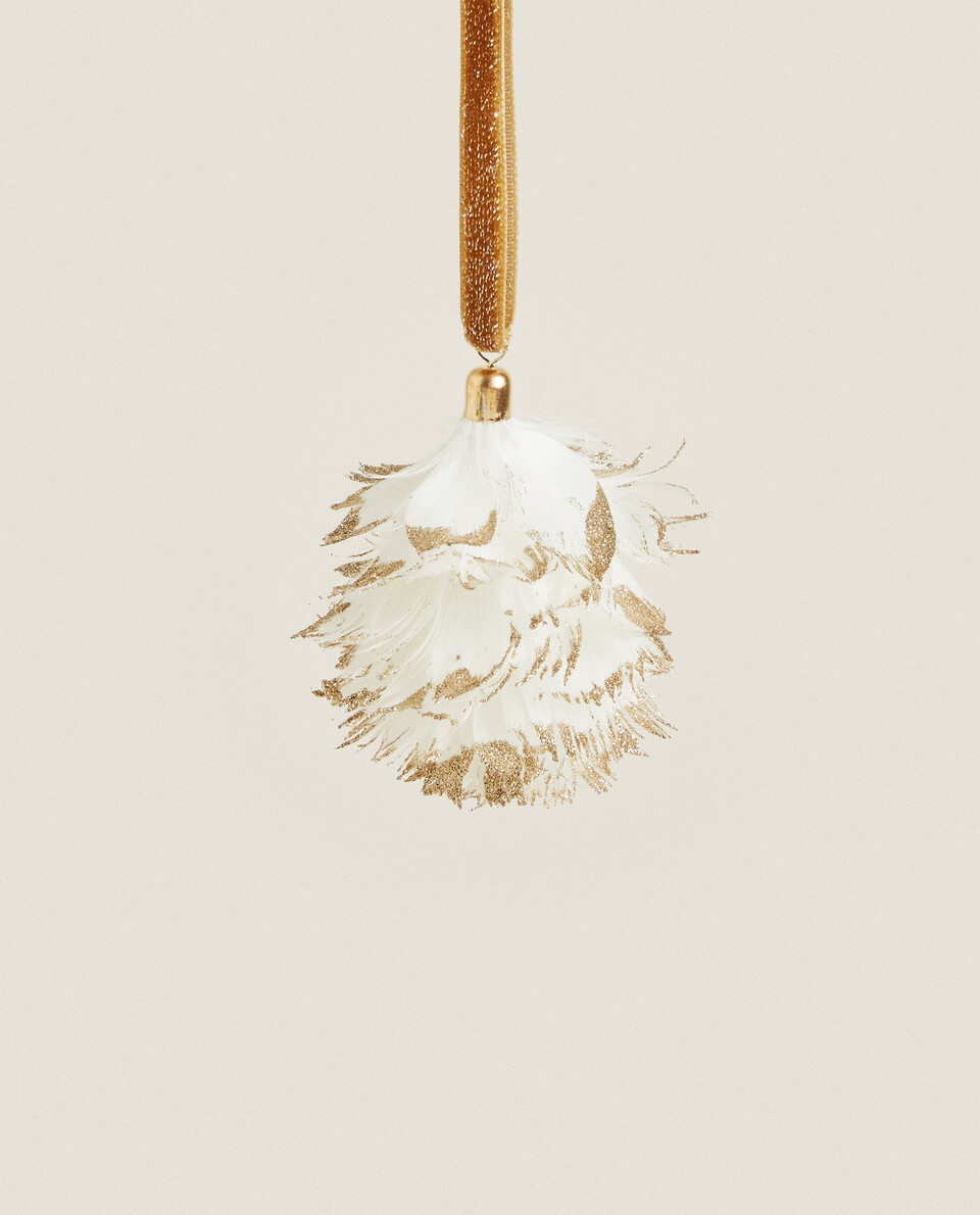 CHRISTMAS FEATHERS DECORATION