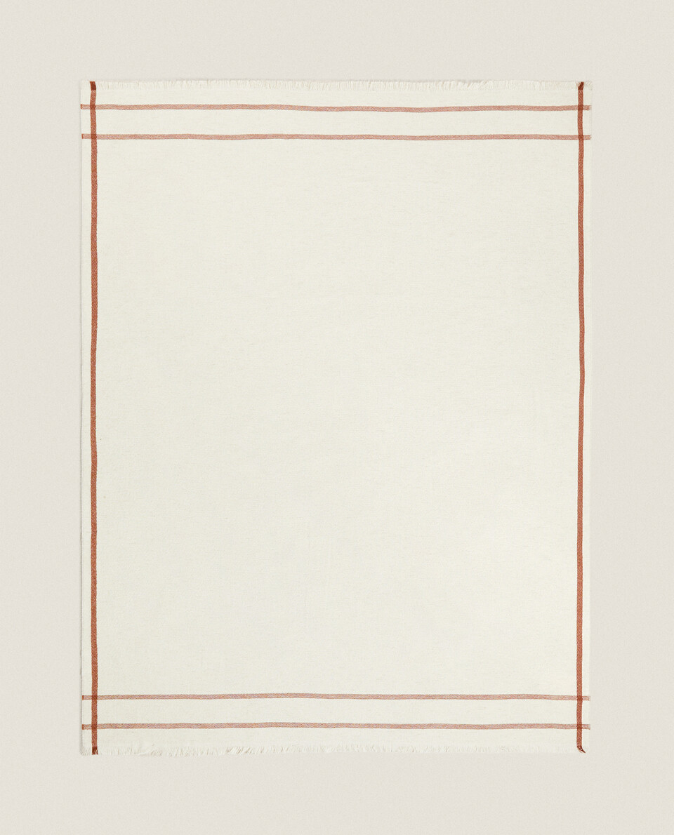 STRIPED BLANKET Zara Home UAE ABU DHABI/AL AIN/RAS ALKHAIMAH‎