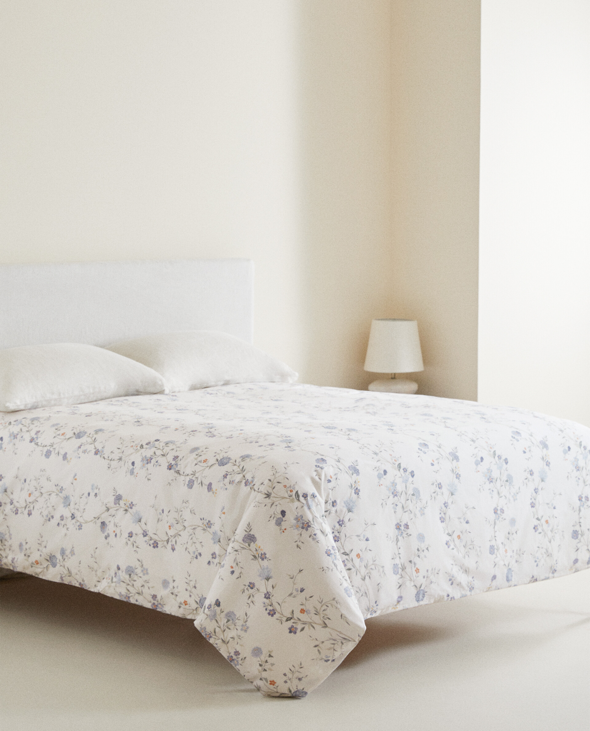 BLUE FLORAL COMFORTER DUVET COVER