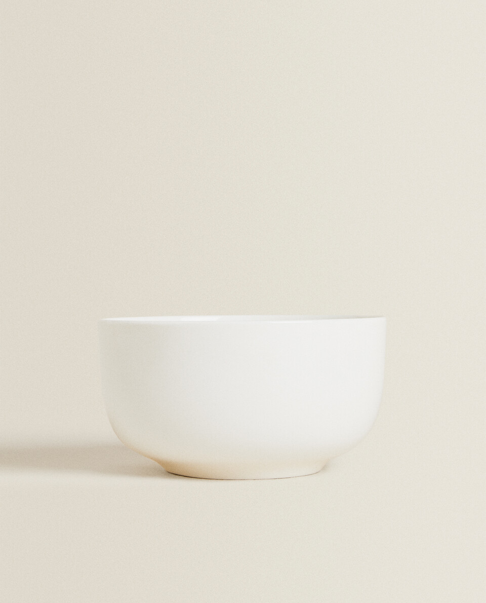 PLAIN BONE CHINA BOWL