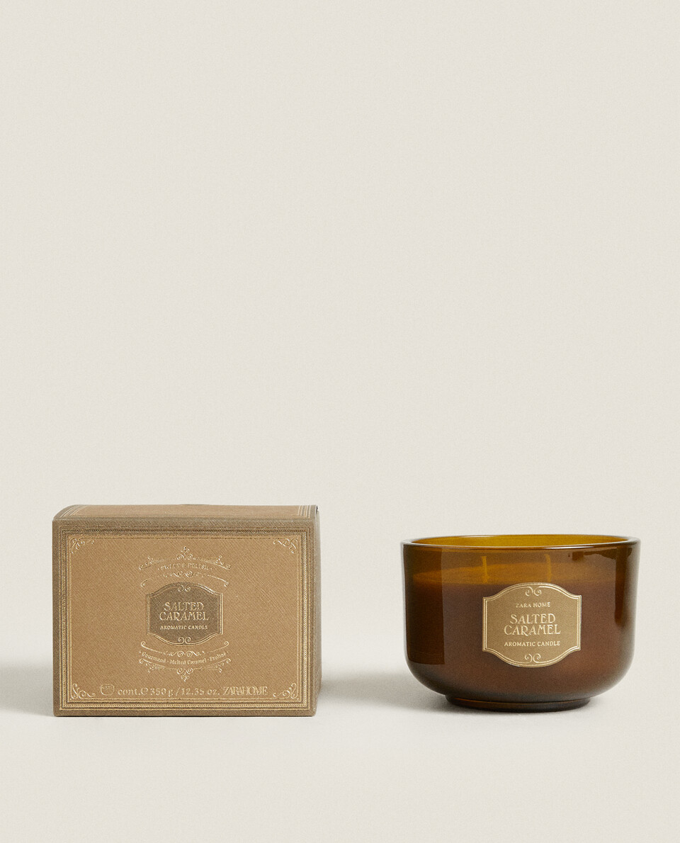 (350 G) SALTED CARAMEL SCENTED CANDLE | Zara Home Perú