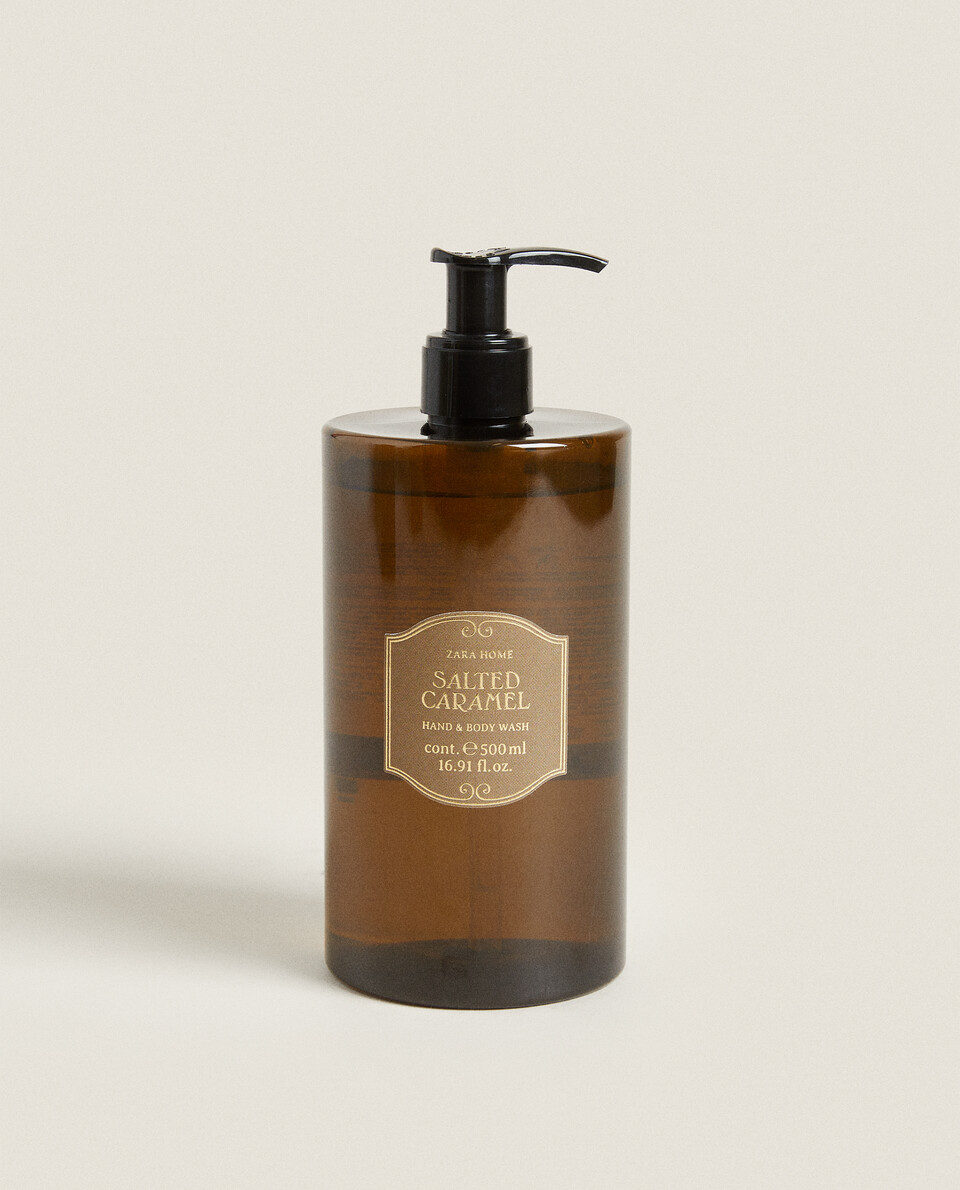 (500 ML) SALTED CARAMEL LIQUID BODY AND HAND SOAP