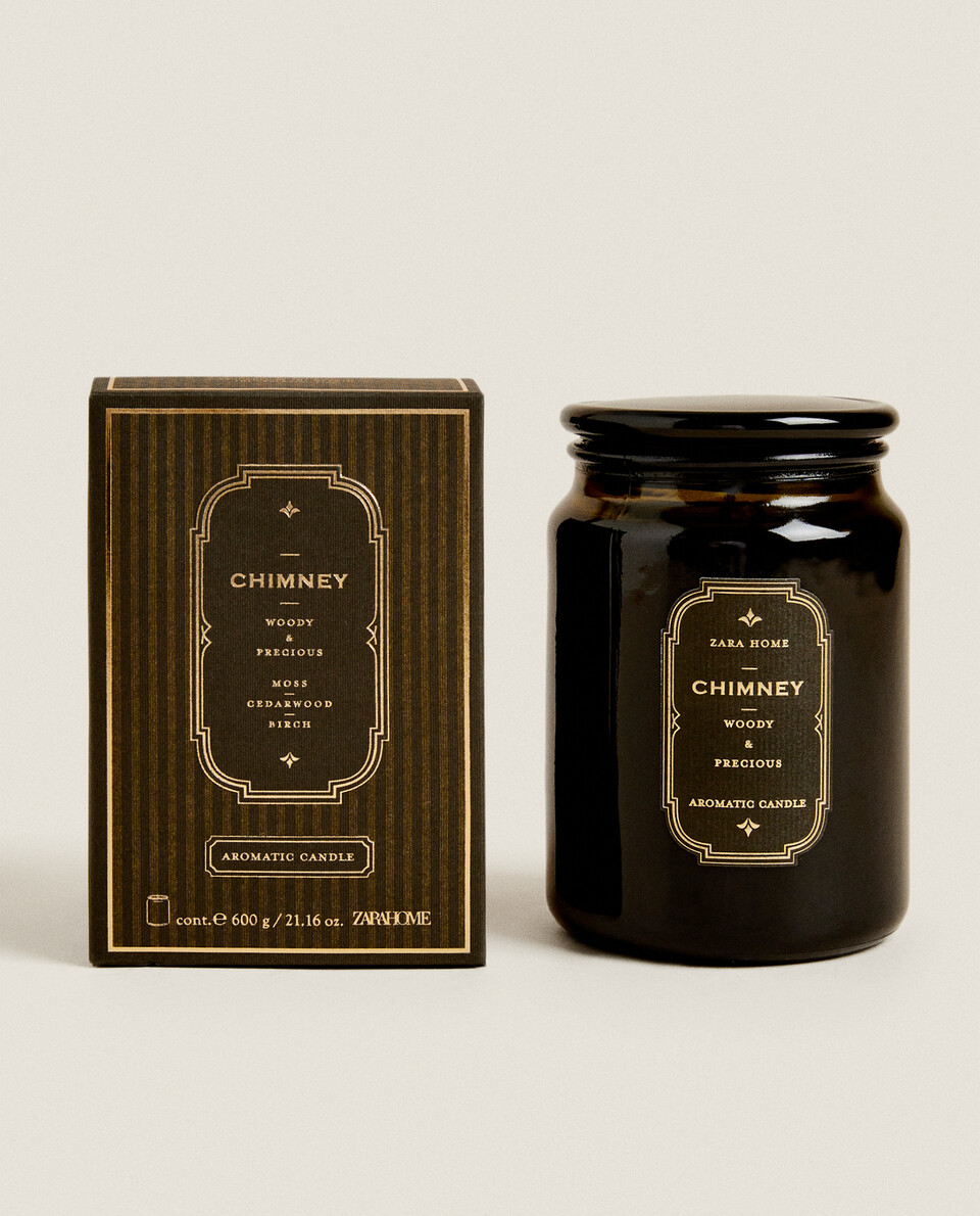 (600 G) CHIMNEY SCENTED CANDLE