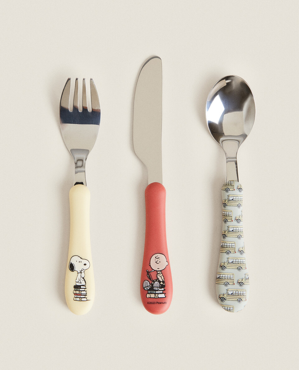 PEANUTS™ CHILDREN'S CUTLERY SET Zara Home United Kingdom