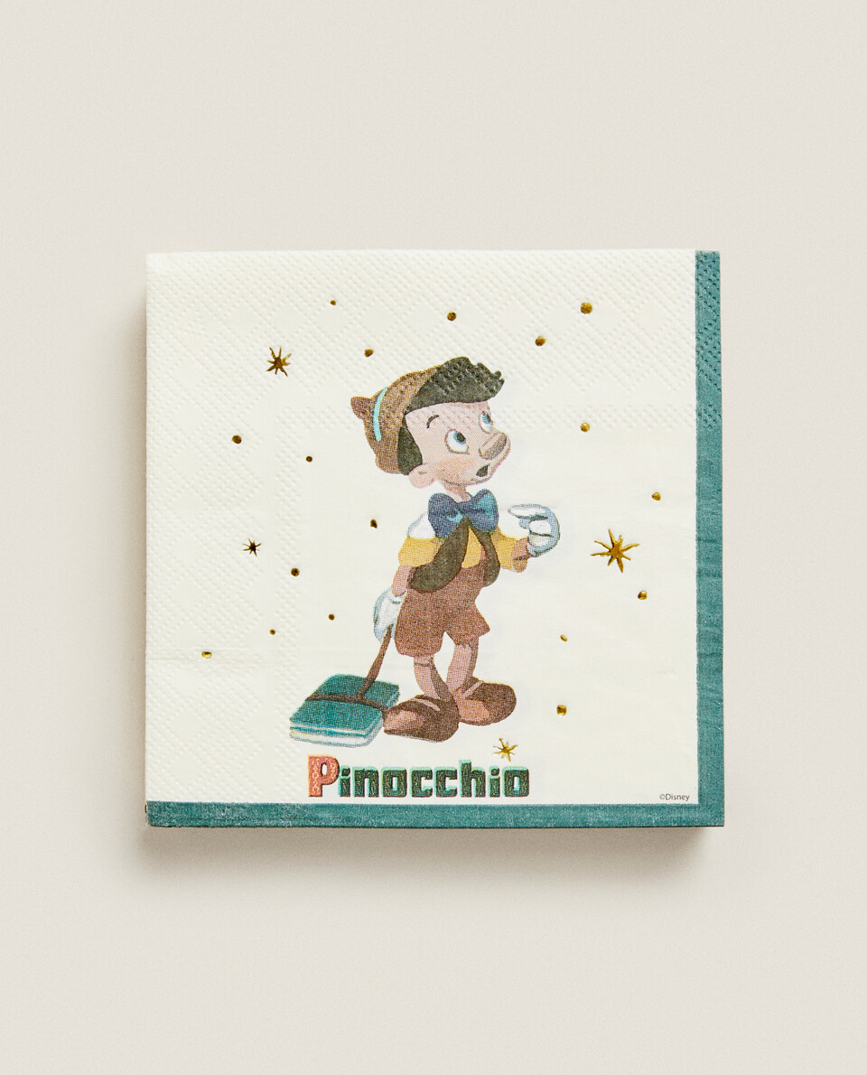 PACK OF CHILDREN’S PINOCCHIO © DISNEY CHRISTMAS PAPER NAPKINS (PACK OF 20)