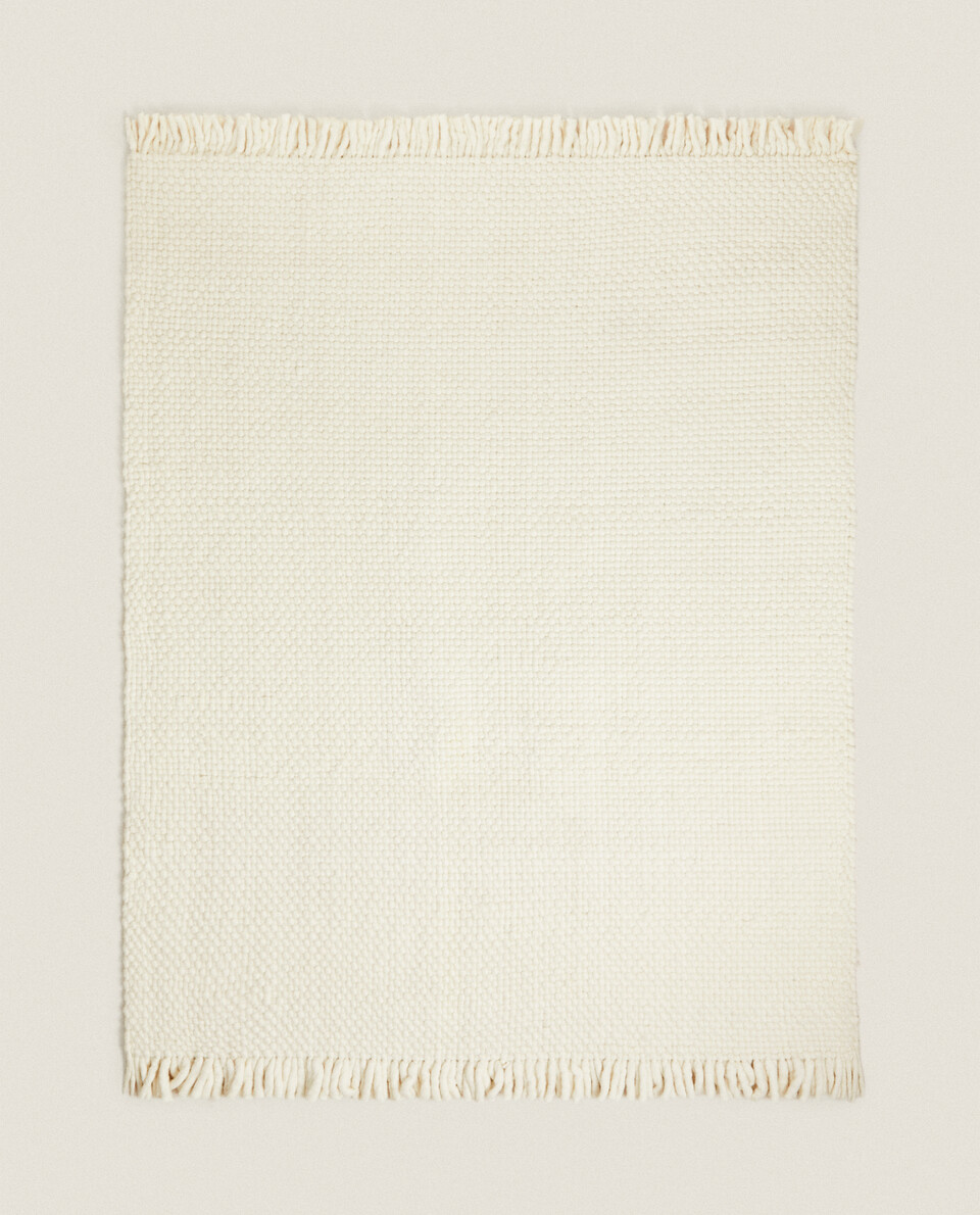 WOOL RUG WITH KNOTS Zara Home UAE ABU DHABI/AL AIN/RAS ALKHAIMAH‎