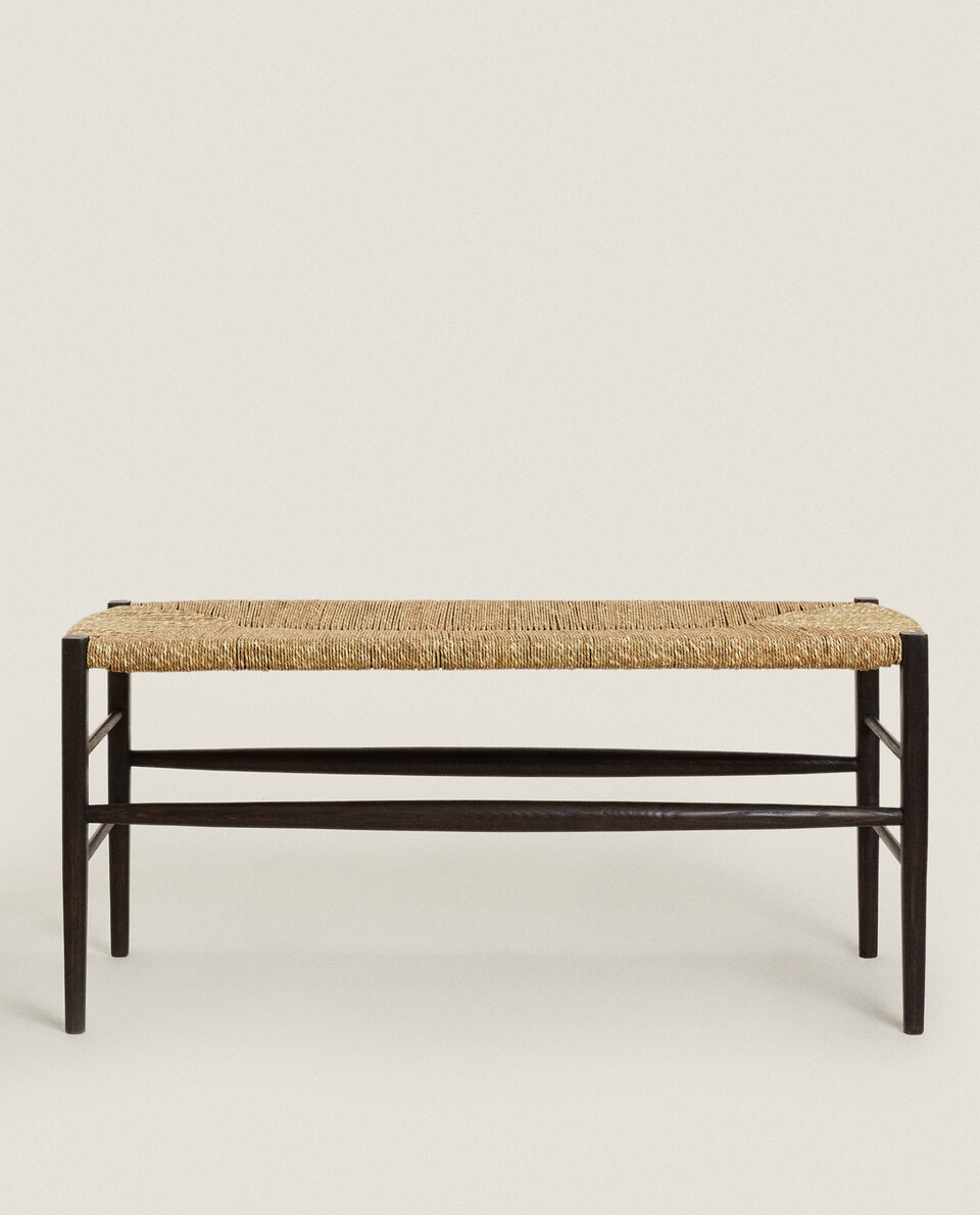 ASH AND SEAGRASS BENCH