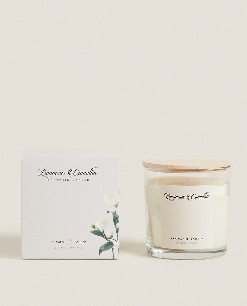 （350 克）“LUMINOUS CAMELLIA”夜光山茶花系列香氛蠟燭