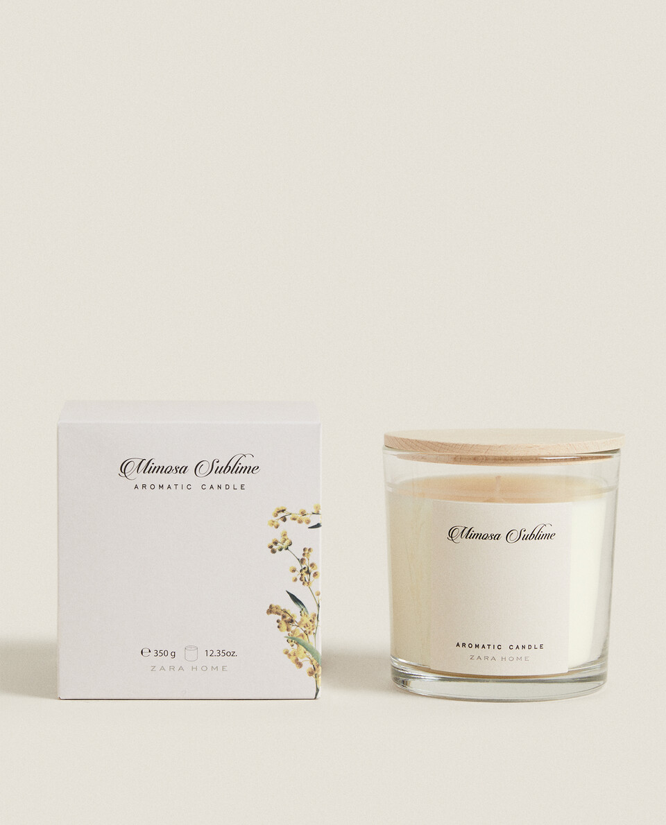 (350 G) MIMOSA SUBLIME SCENTED CANDLE
