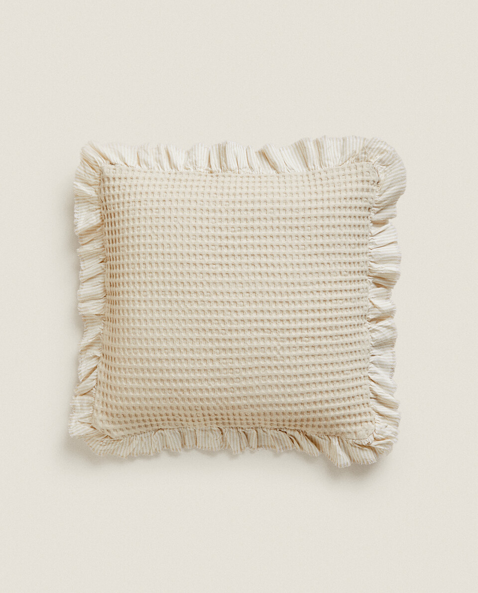 WAFFLEKNIT THROW PILLOW COVER Zara Home United States of America