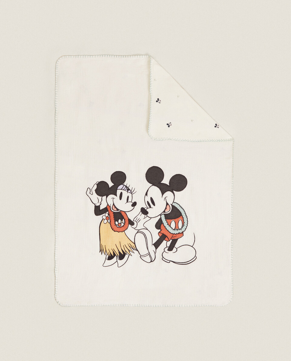 MICKEY MOUSE © DISNEY EMBROIDERED BLANKET