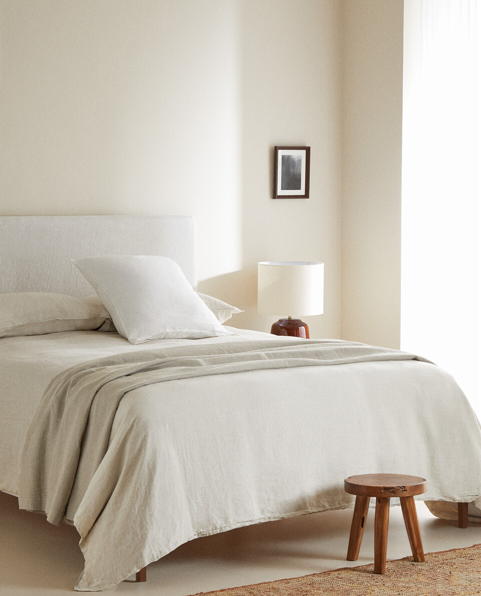 160 GSM) WASHED LINEN DUVET COVER | Zara Home United of America