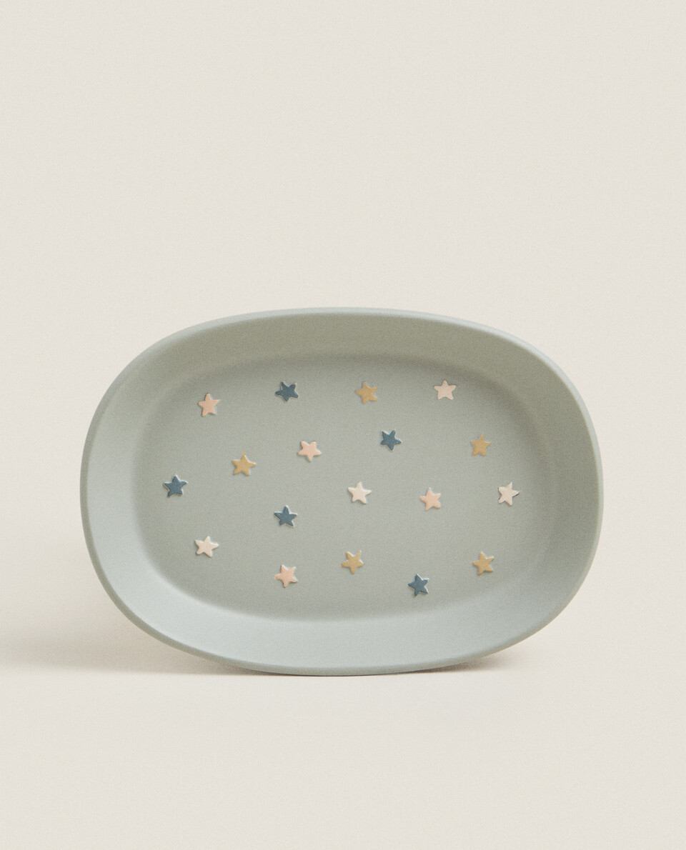 RESIN SOAP DISH WITH STARS