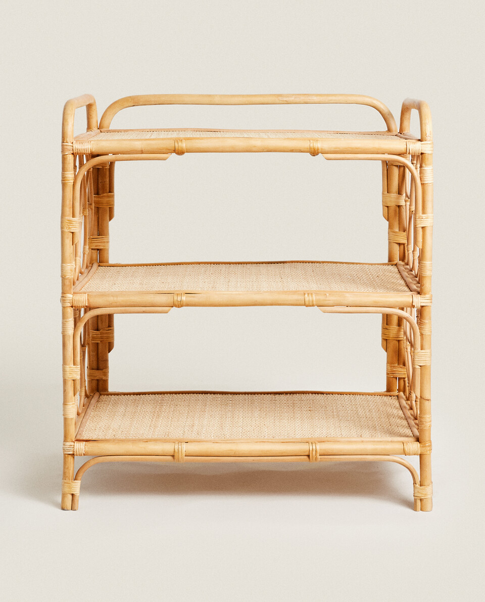 RATTAN BABY CHANGING TABLE