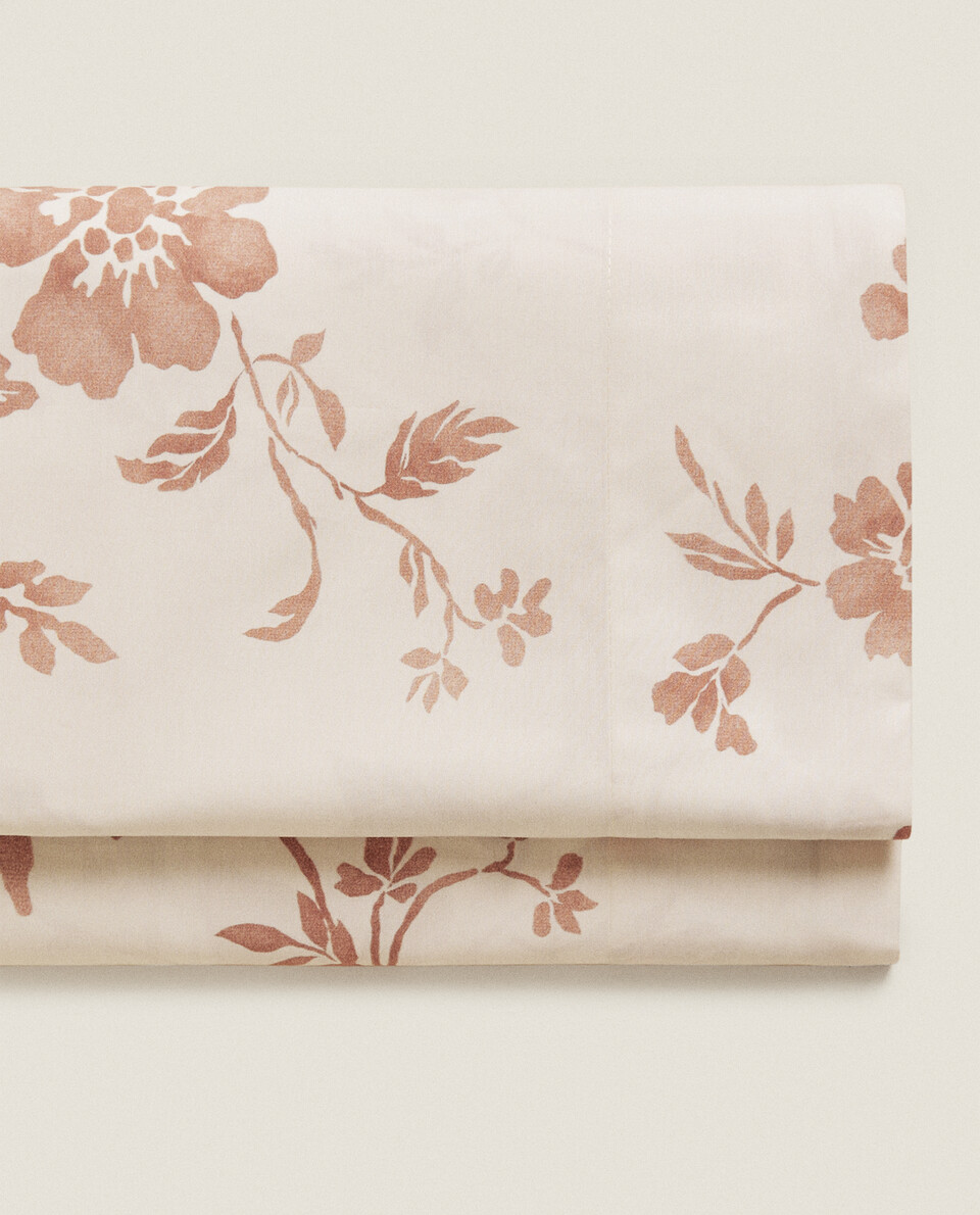 SÁBANA ENCIMERA FLORAL Zara Home Chile