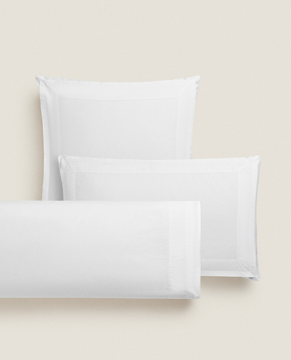 (300 THREAD COUNT) PILLOWCASE WITH DOUBLE TOPSTITCHING