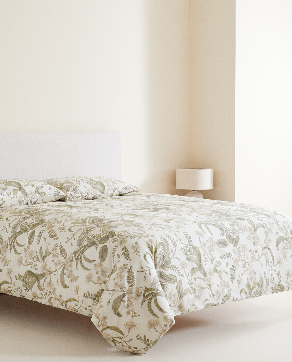 LEAF PRINT DUVET COVER Zara Home Kosovo