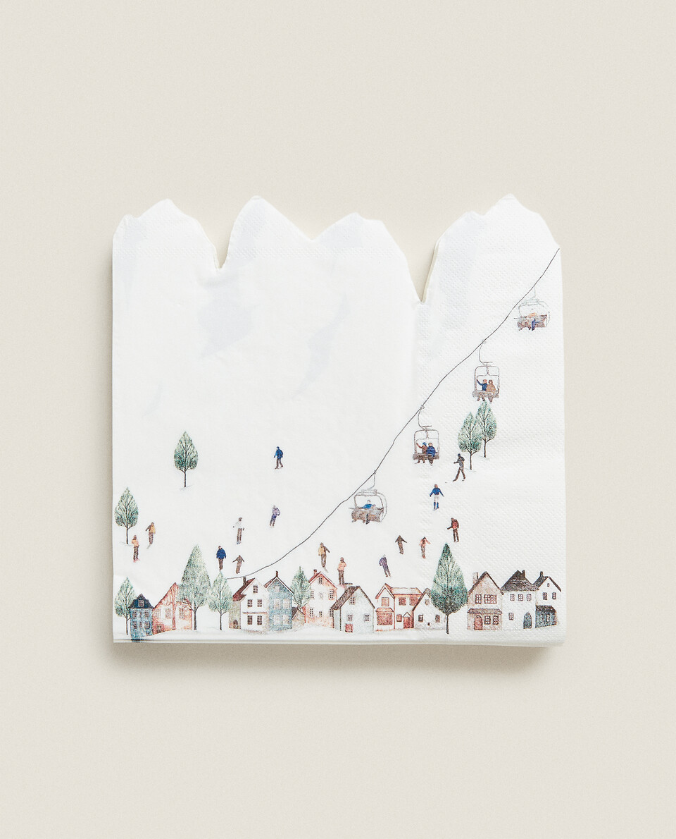PACK SERVILLETAS PAPEL PISTA NAVIDAD (PACK DE 20)