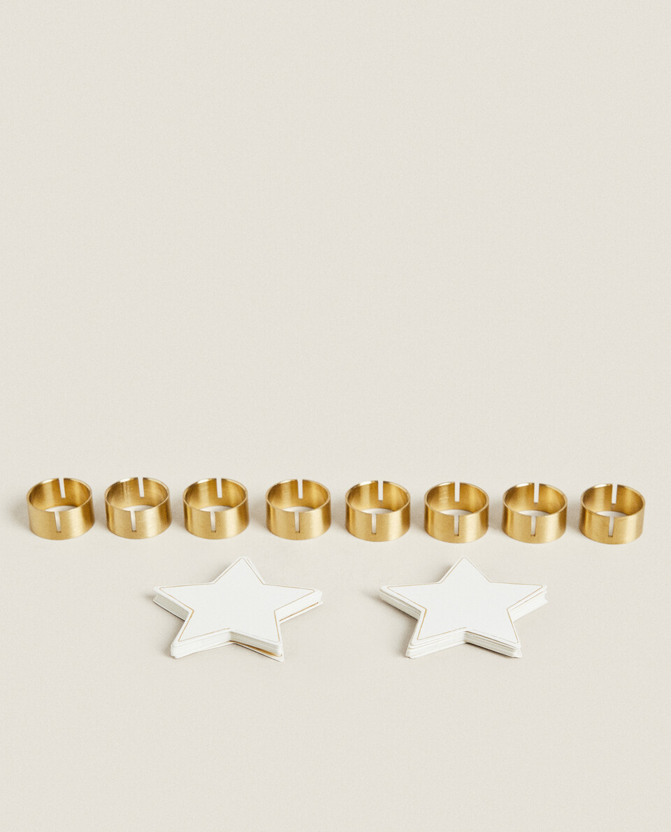 PACK OF STAR PLACE HOLDERS (PACK OF 6)