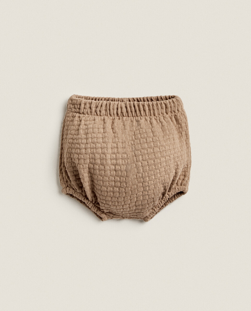 KNIT BABY BLOOMERS