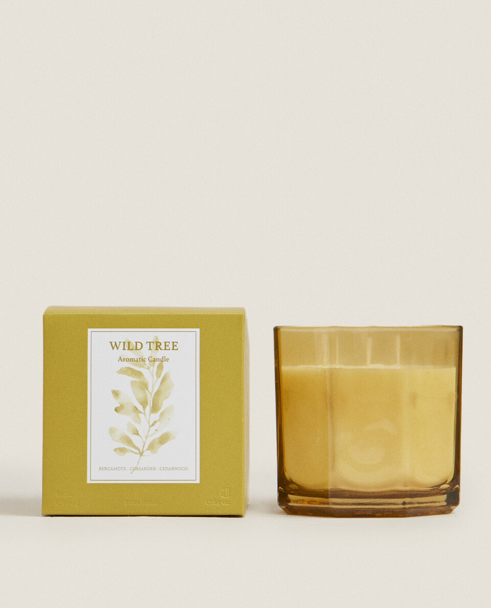 (500 G) WILD TREE SCENTED CANDLE