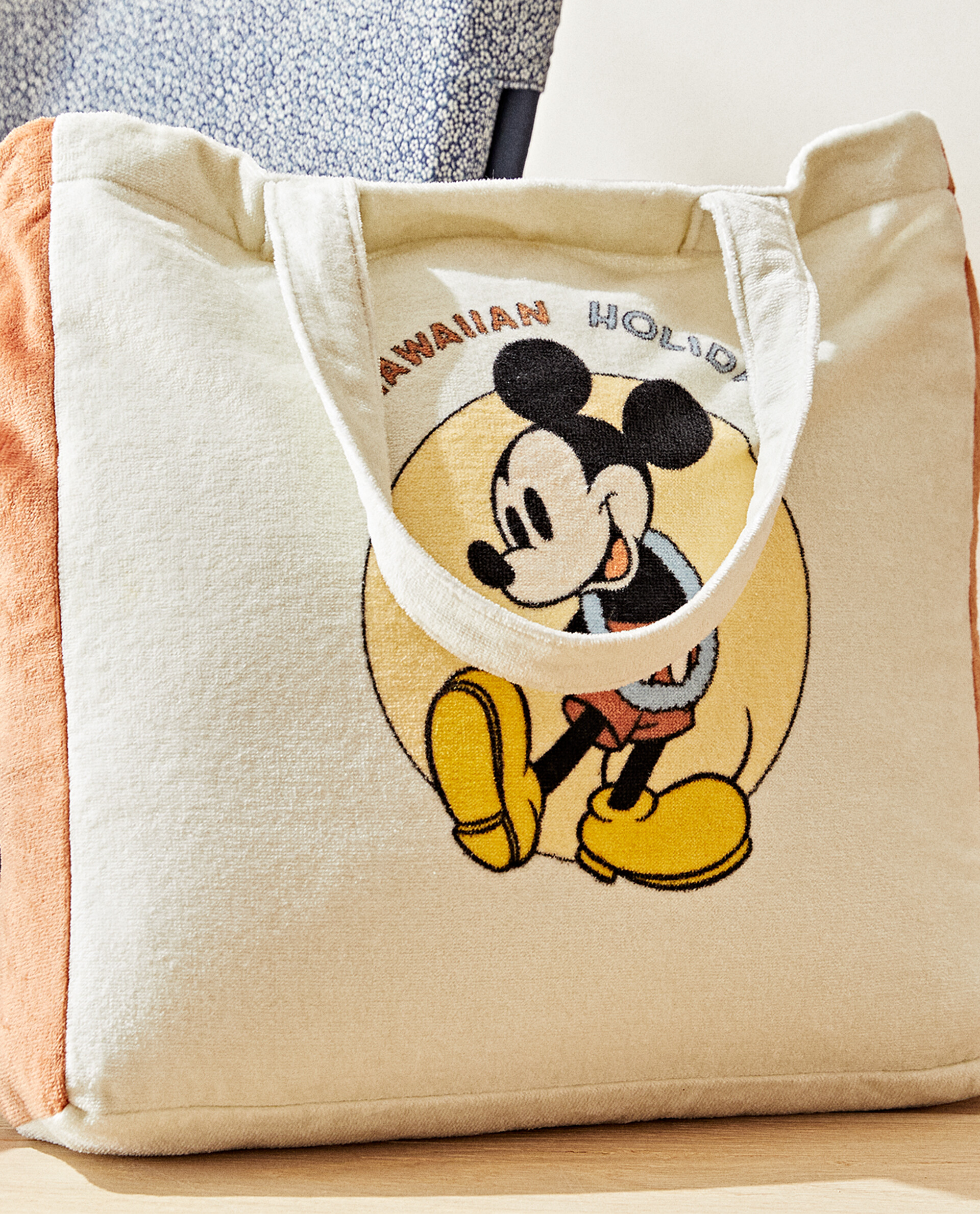 Zara mickey mouse tote bag hot sale