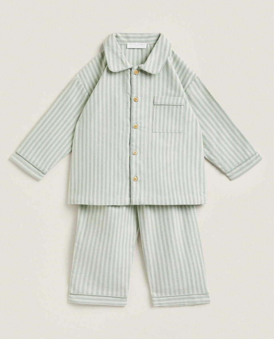 STRIBET PYJAMAS I FLANNEL Zara Home Danmark