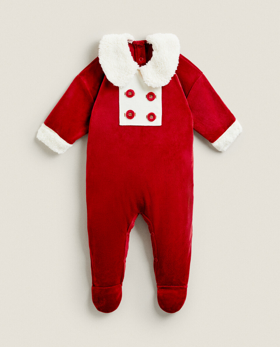 FATHER CHRISTMAS BABY ROMPER