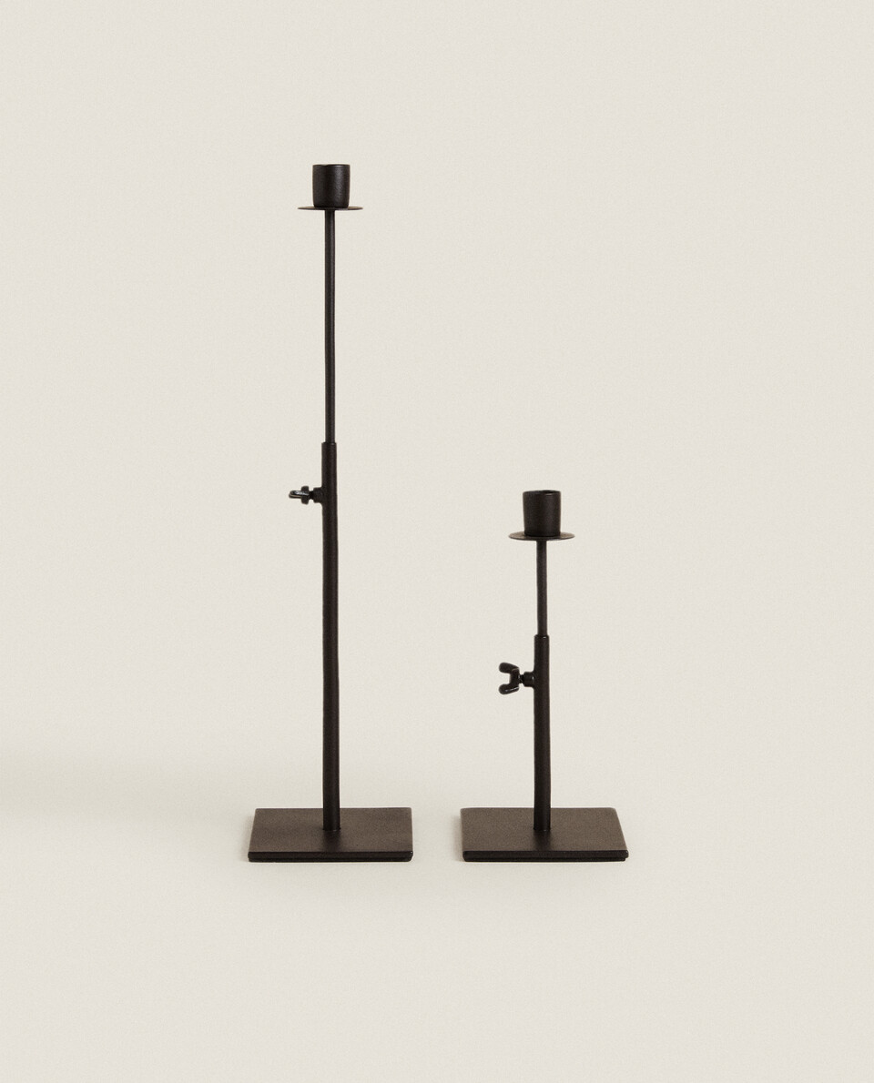 ADJUSTABLE METAL CANDLESTICK Zara Home United Kingdom