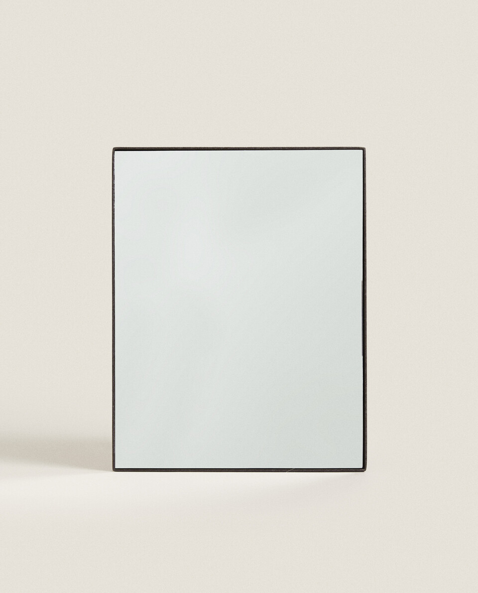 MIRROR WITH METAL FRAME
