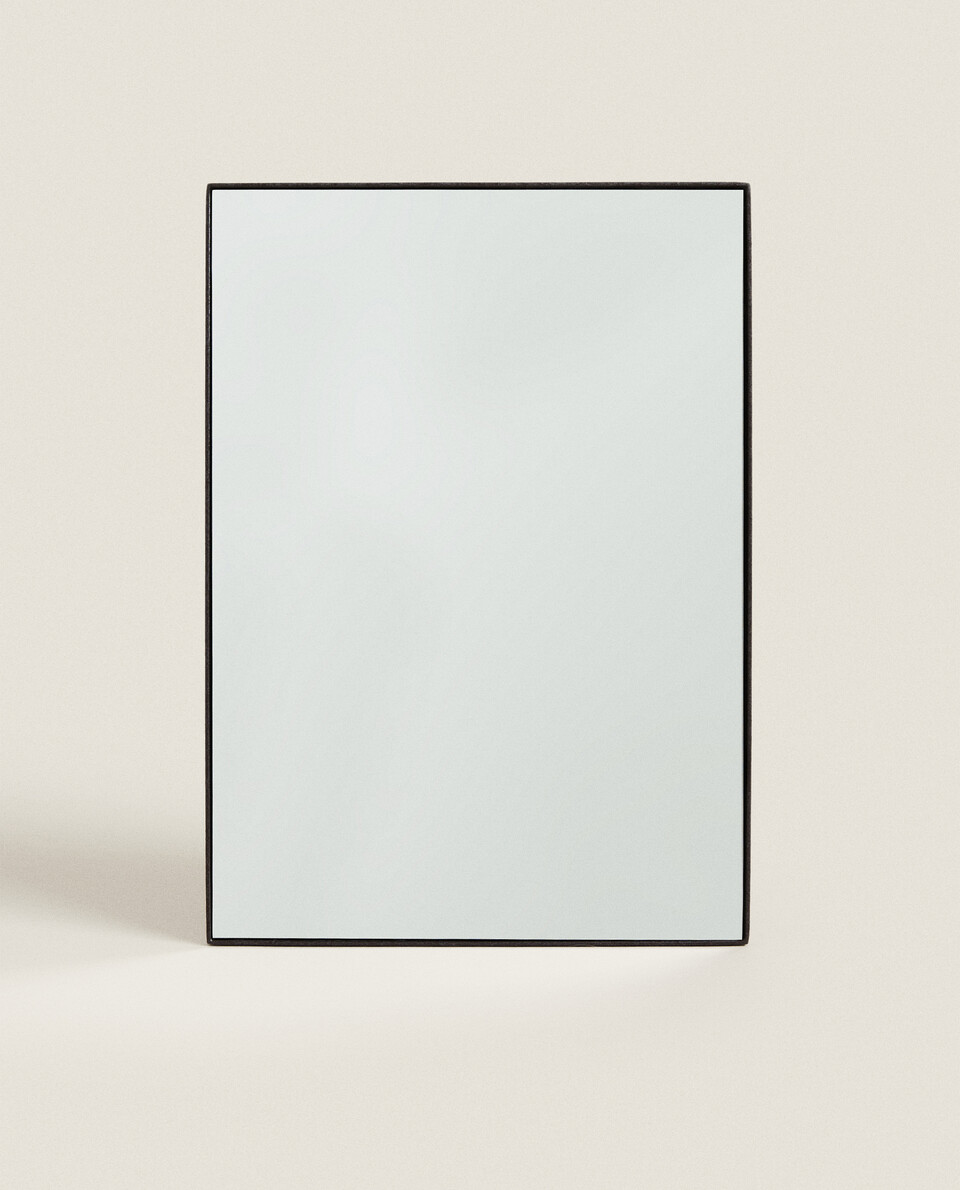 MIRROR WITH METAL FRAME