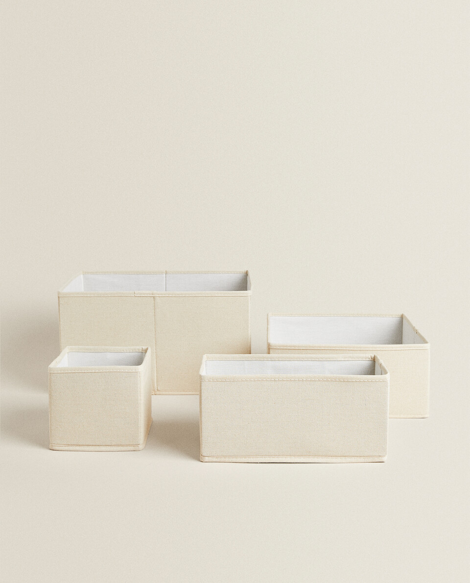 折疊式棉質收納盒
