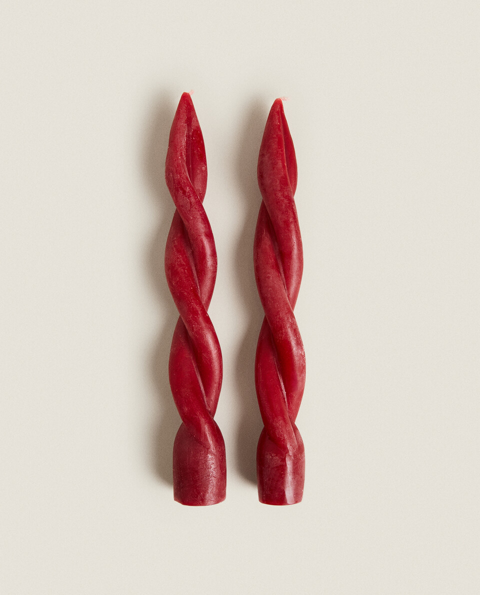 SPIRAL CANDLE (PACK OF 2)