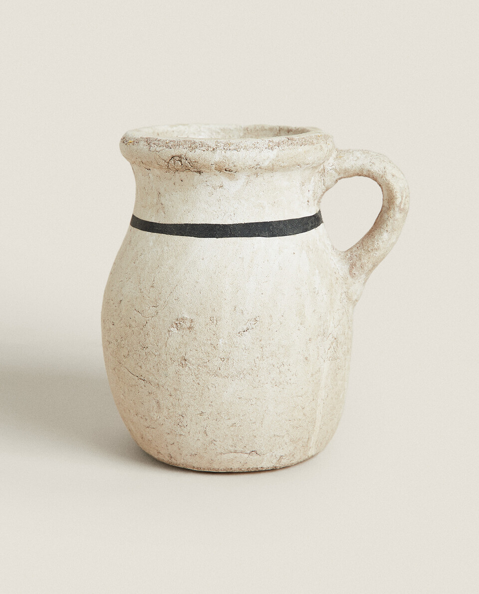 TERRACOTTA VASE WITH HANDLE Zara Home Greece