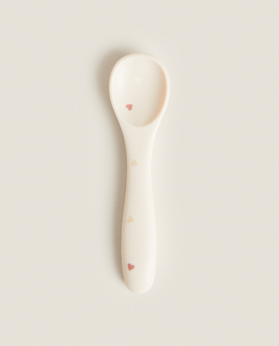 SILICONE SPOON WITH HEARTS