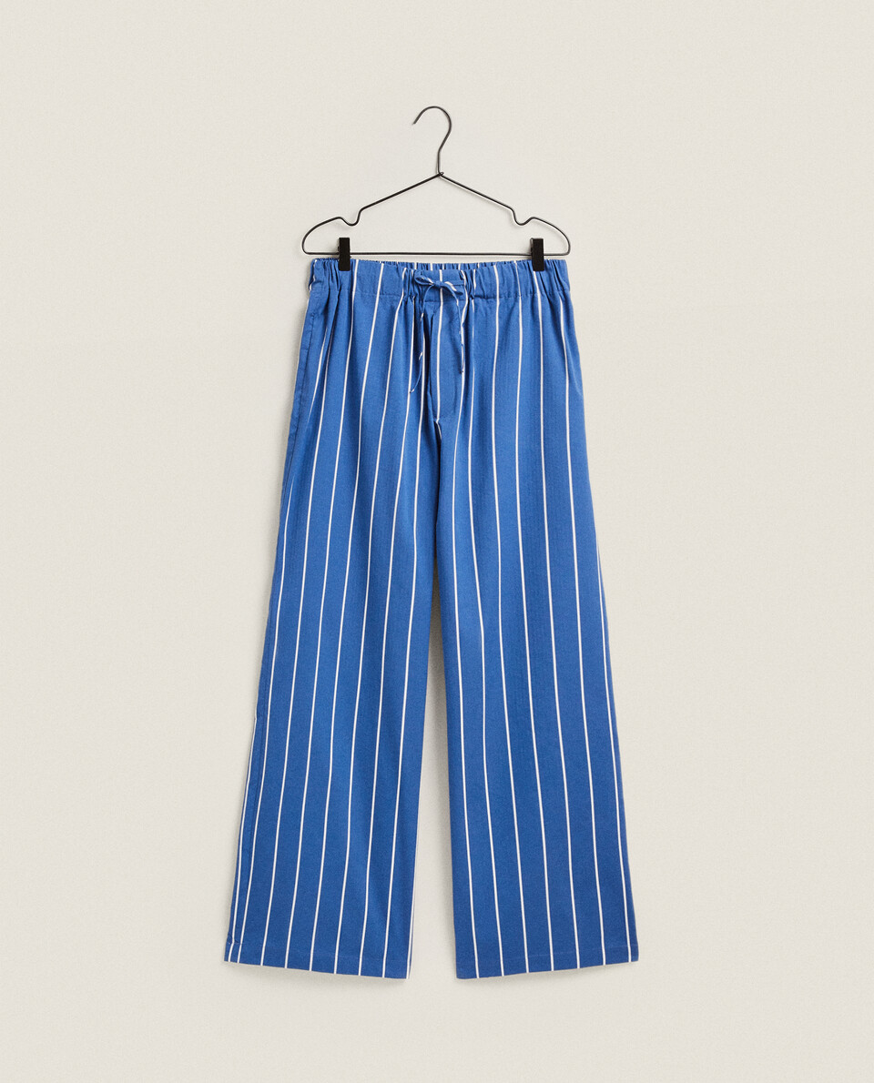 TROUSERS WITH VERTICAL STRIPES
