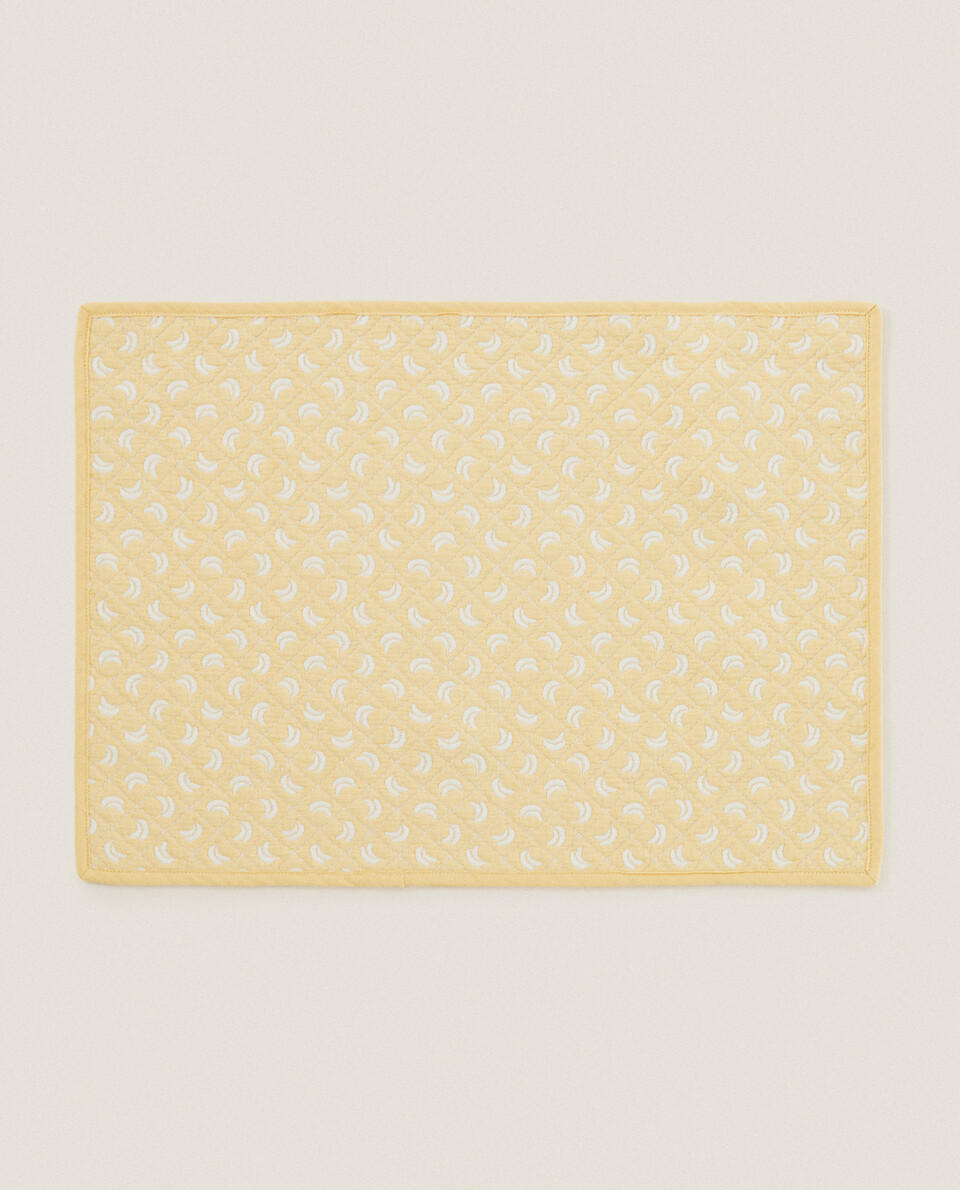 COTTON PLACEMAT WITH BANANA DETAIL | Zara Home ไทย