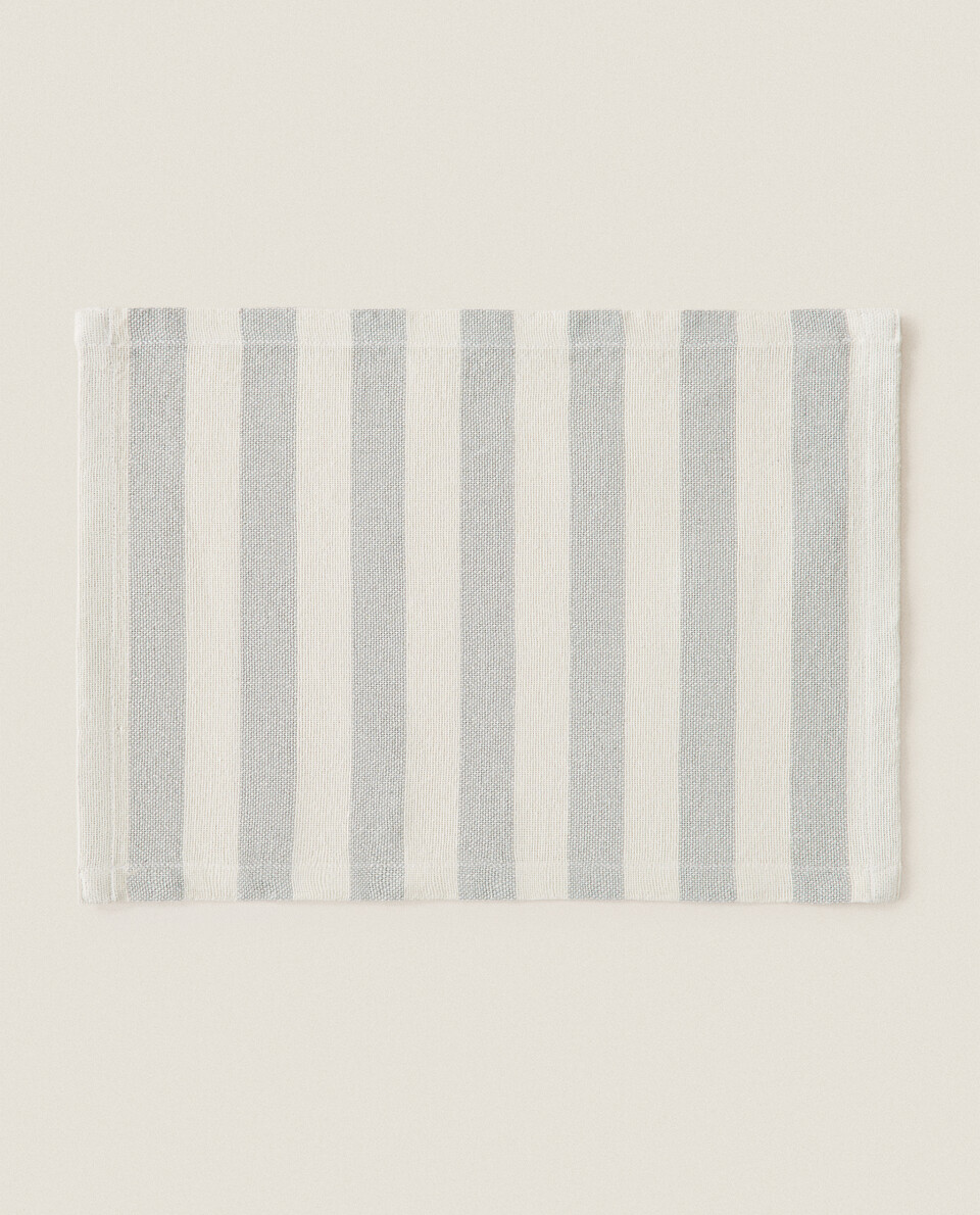 STRIPED COTTON PLACEMAT (PACK OF 2)
