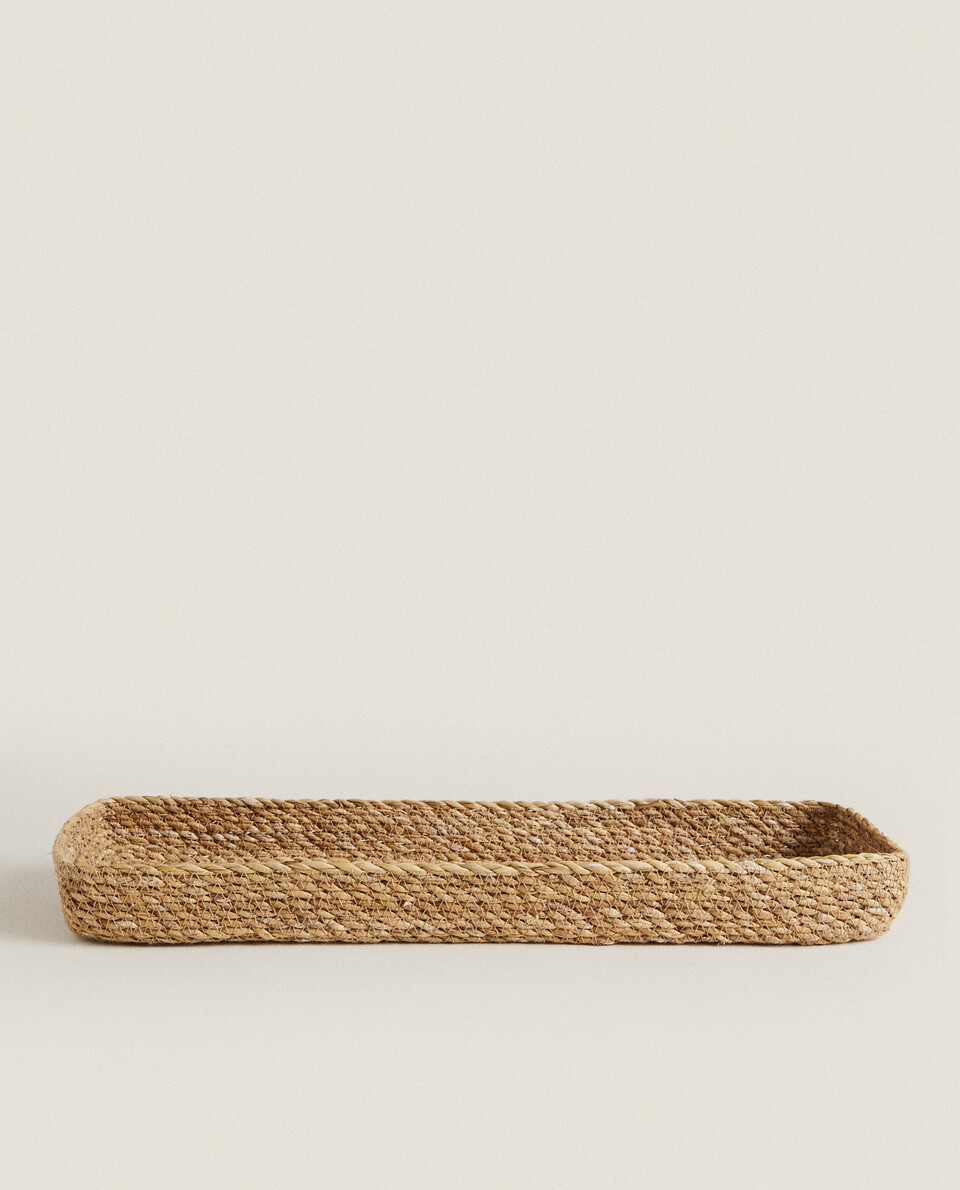 LONG WOVEN BASKET - BASKETS - BEDROOM | Zara Home United States of America
