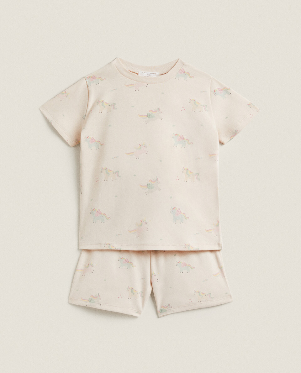 PIJAMA INFANTIL UNICORNIOS Zara Home Espa a