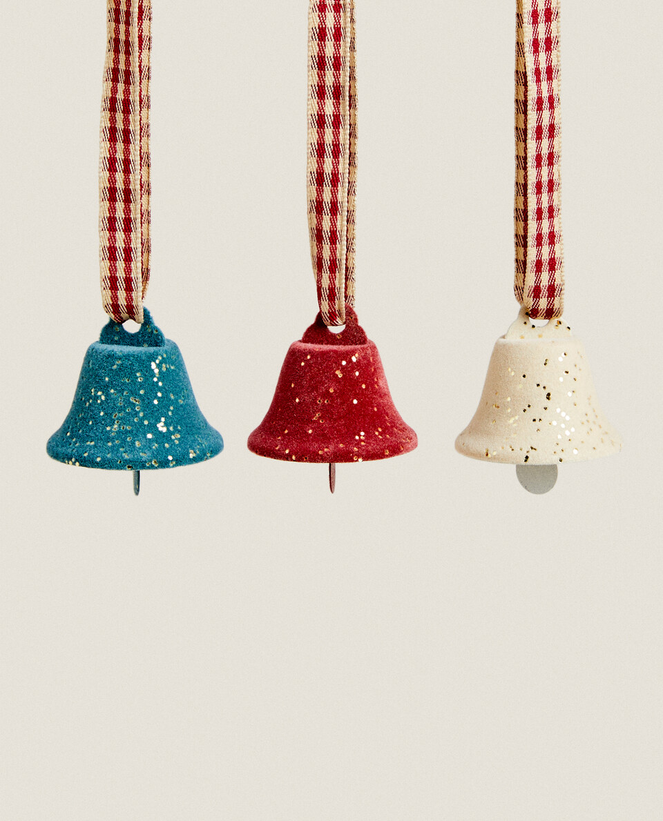 PACK OF CHRISTMAS BELL ORNAMENTS (PACK OF 6)