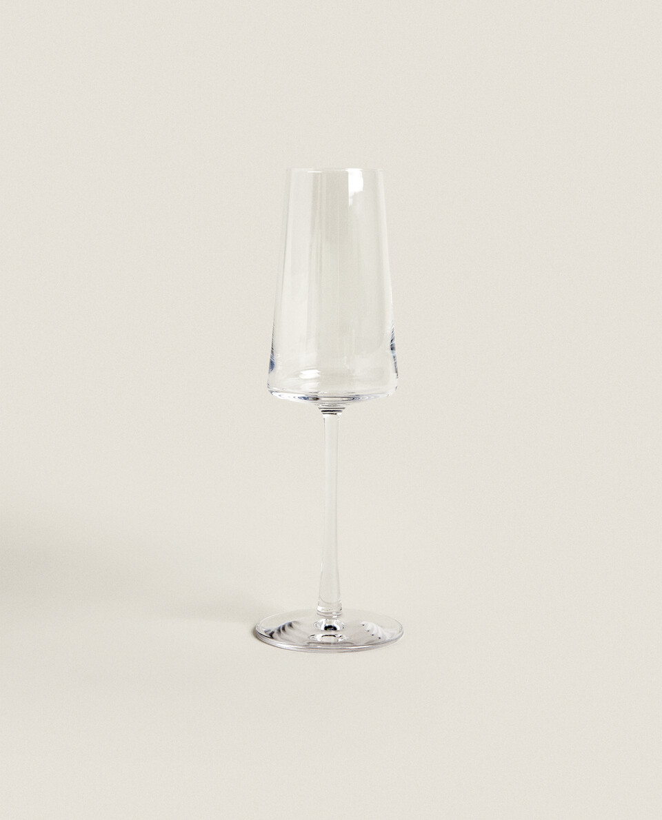 錐形晶體玻璃笛型杯