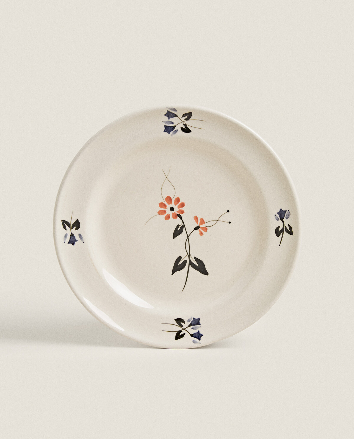 Floral hotsell ceramic plates