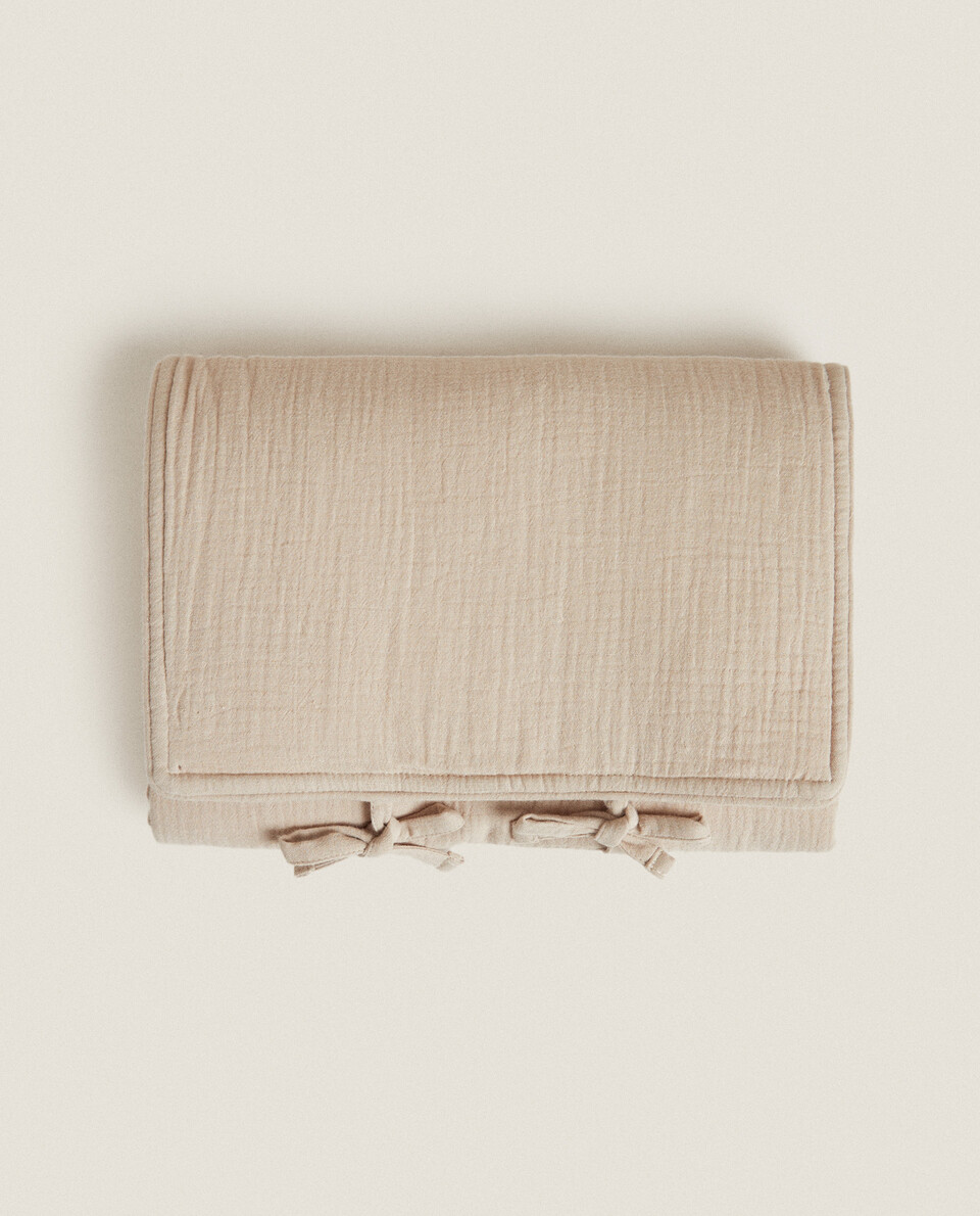 STAR COTTON MUSLIN CHANGING MAT Zara Home United Kingdom