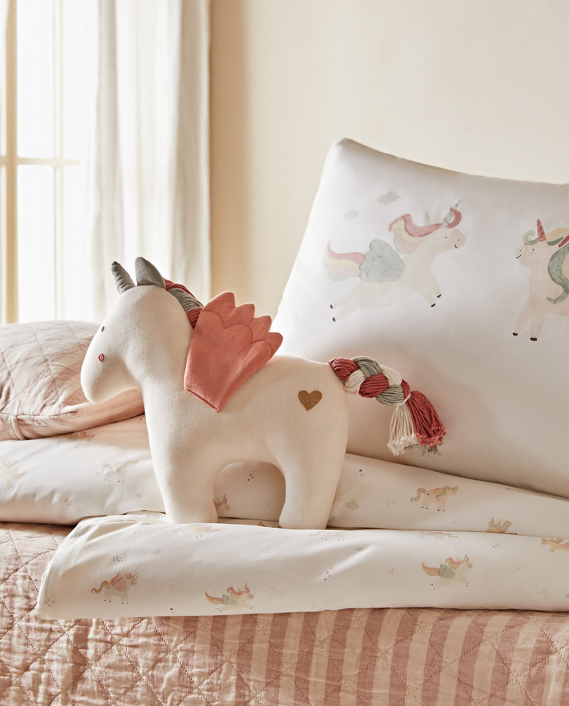 Unicorn flannel sheets sales full